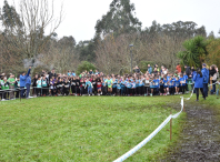 Máis de 2.000 escolares participaron en Ames na fase comarcal do Campionato de Cros Xogade