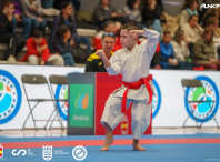 Tiago Blanco na competición desta pasada fin de semana 