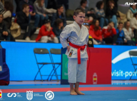 Tiago Blanco na competición desta pasada fin de semana 