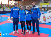 O deportista amesán Xoán David Parga acadou un quinto posto na I Xornada da Liga Nacional de Karate 