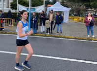 Pablo Cariñena e  Breixo Otero, do club de atletismo MillaRaio, gañan a medalla de bronce en lanzamento de disco nas categorías sub20 e sub16