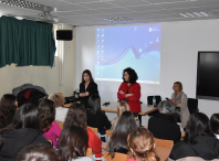 Victoria Otero, Berta Caro, Marta Arufe e Alejandra González, protagonistas do Día da Muller e a Nena na Ciencia en Ames 