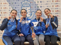A amesá Olivia Parga acadou o ouro por equipos co seu club