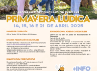Aberto o prazo para inscribirse no programa de conciliación Primavera Lúdica