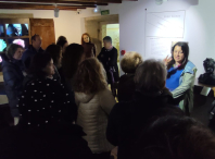 50 persoas participaron na excursión literaria “Viaxando con Rosalía”