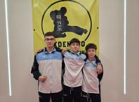 David Noya, Breixo Lestón e Jorge Nogueiras, do club TKDenodo, participaron no campionato de España de taekwondo