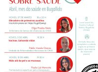 Continúan as xornadas do programa “Abril, mes da saúde en Bugallido” cunha nova sesión de divulgación este xoves 