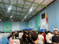 Sete coworkers do espazo colaborativo A Proa participaron na Feira das Profesións 2025 celebrada este xoves en Negreira