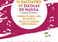 A EMMA organiza o venres 25 de abril o IV Encontro de Escolas Municipais de Música