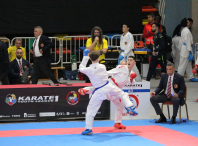 Os deportistas amesáns Xoán David Parga e Olivia Parga participaron na Youth League de Karate 