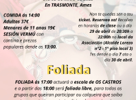 A asociación cultural Os Castros organiza un xantar-foliada o 3 de maio en Trasmonte