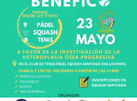 Inscríbete e participa no torneo benéfico Raquetas en Acción