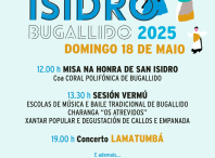 Bugallido acolle esta fin de semana semana a II Carballeira das Letras e as súas festas do San Isidro