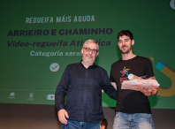 A improvisación oral en verso encheu o Auditorio de Galicia nunha gala na que se entregaron os premios do Enreguéifate 2025
