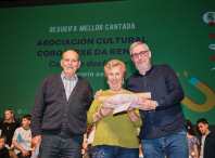A improvisación oral en verso encheu o Auditorio de Galicia nunha gala na que se entregaron os premios do Enreguéifate 2025