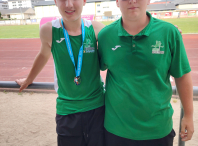 O atleta amesán Alan Cadavid acadou o título de campión galego sub-16 na proba de lanzamento de matelo O atleta amesán Alan Cadavid acadou o título de campión galego sub-16 na proba de lanzamento de matelo