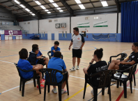 Participantes do campus deportivo do F.C. Meigas Participantes do campus deportivo do F.C. Meigas