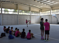 Participantes do campus deportivo do CPA Omega Participantes do campus deportivo do CPA Omega