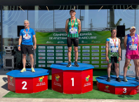 David López no podio do Campionato de España celebrado en La Nucía
