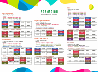 Aberto o prazo de preinscrición nas actividades das Escolas deportivas 2025-2026