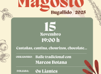A parroquia de Bugallido celebrará este sábado o seu tradicional Magosto cunha xornada chea de música e baile A parroquia de Bugallido celebrará este sábado o seu tradicional Magosto cunha xornada chea de música e baile