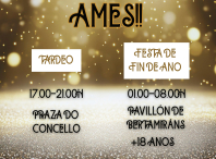 O Concello de Ames amplía a programación de fin de ano cun “tardeo” e unha festa de fin de ano O Concello de Ames amplía a programación de fin de ano cun “tardeo” e unha festa de fin de ano