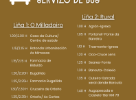 A veciñanza de Ames disporá de tres liñas de autobús para a Festa de Fin de Ano A veciñanza de Ames disporá de tres liñas de autobús para a Festa de Fin de Ano