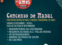 A Casa da Cultura de Bertamiráns acolle este sábado 20 de decembro o tradicional concerto de Nadal