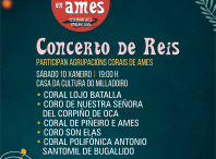 A Casa da Cultura de Bertamiráns acolle este sábado 20 de decembro o tradicional concerto de Nadal