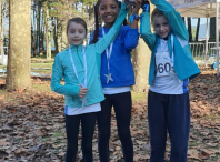 38 nenos e nenas do Club de Atletismo Millaraio participaron no campionato provincial XOGADE de cross 