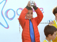 38 nenos e nenas do Club de Atletismo Millaraio participaron no campionato provincial XOGADE de cross 