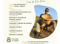 A Aula da Natureza organiza un curso avanzado de cestería de verga durante seis sábados de febreiro e marzo