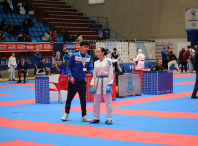 O amesán Xoán David Parga García acada a medalla de bronce na fase final da Liga Nacional de Karate