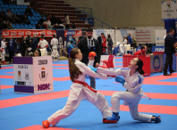 O amesán Xoán David Parga García acada a medalla de bronce na fase final da Liga Nacional de Karate