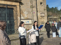 A excursión literaria “Viaxando con Rosalía” rexistra un novo éxito de participación con 50 persoas