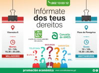 A Unión de Consumidores de Galicia imparte tres relatorios informativos sobre finanzas familiares A Unión de Consumidores de Galicia imparte tres relatorios informativos sobre finanzas familiares