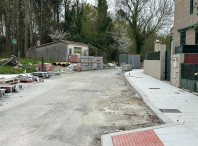 Execútanse as obras de pavimentación de tres rúas de Bertamiráns e do viario da Condomiña a Punxeiras adxudicadas por 144.637 euros Execútanse as obras de pavimentación de tres rúas de Bertamiráns e do viario da Condomiña a Punxeiras adxudicadas por 144.637 euros