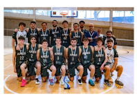 O Club Baloncesto Ames álzase co seu primeiro título oficial O Club Baloncesto Ames álzase co seu primeiro título oficial