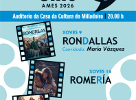 Rondallas abre este xoves unha nova edición do ciclo Abril de Cine Rondallas abre este xoves unha nova edición do ciclo Abril de Cine