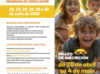 Aberto o prazo de inscrición para o programa de conciliación Xuño Lúdico 2026