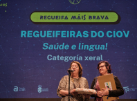 Versos doutro universo encheron o Auditorio do Pazo da Cultura de Pontevedra na gala de entrega de premios do Enreguéifate 2026 Versos doutro universo encheron o Auditorio do Pazo da Cultura de Pontevedra na gala de entrega de premios do Enreguéifate 2026