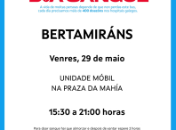 “Non perdas este bus. Lévate ao Son do Camiño”, nova campaña de doazón de sangue no Milladoiro e Bertamiráns