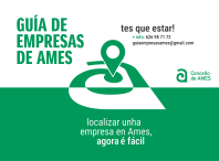 O tecido empresarial e hostaleiro de Ames estará xeolocalizado nunha guía de empresas municipal