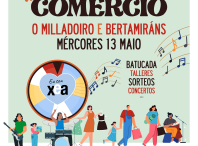 O Milladoiro e Bertamiráns prepáranse para a III Festa do Comercio de Ames O Milladoiro e Bertamiráns prepáranse para a III Festa do Comercio de Ames