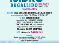 Bugallido celebra esta fin de semana a terceira edición da Carballeira das Letras e a festa do San Isidro Bugallido celebra esta fin de semana a terceira edición da Carballeira das Letras e a festa do San Isidro