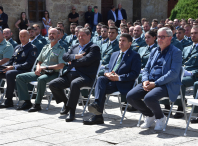 O Pazo da Peregrina acolleu o acto de recibimento dos 166 gardas civís alumnos que desenvolverán o seu período de prácticas en Galicia