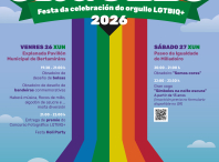Ames conmemora o Día Internacional do Orgullo LGBTIQ+ cun cartel cheo de actividades durante a fin de semana do 26 e 27 de xuño Ames conmemora o Día Internacional do Orgullo LGBTIQ+ cun cartel cheo de actividades durante a fin de semana do 26 e 27 de xuño