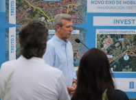 Inaugúrase a senda peonil e ciclista que une Ames e Santiago Inaugúrase a senda peonil e ciclista que une Ames e Santiago