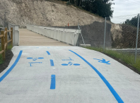 Inaugúrase a senda peonil e ciclista que une Ames e Santiago Inaugúrase a senda peonil e ciclista que une Ames e Santiago