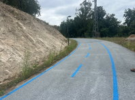 Inaugúrase a senda peonil e ciclista que une Ames e Santiago Inaugúrase a senda peonil e ciclista que une Ames e Santiago